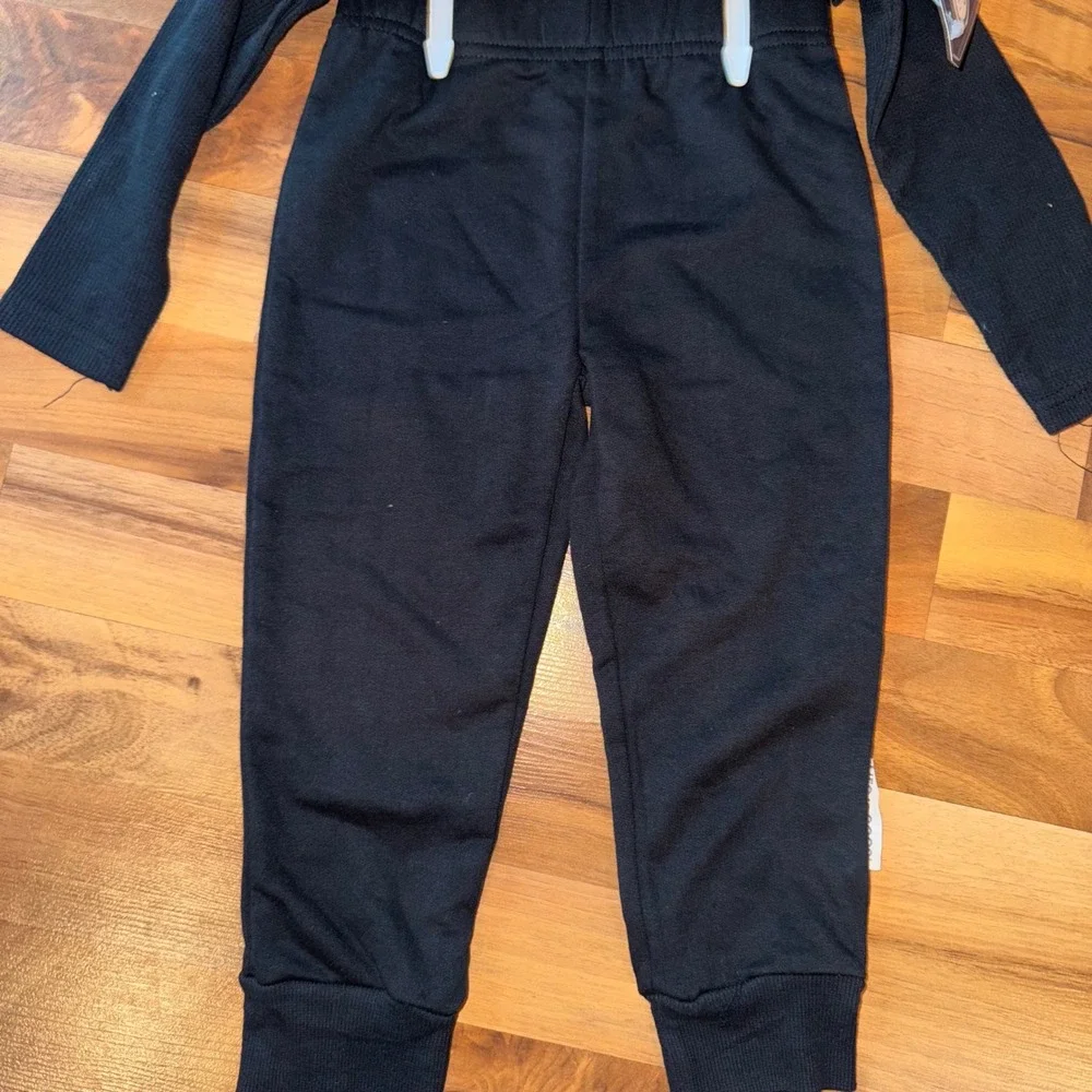 Life is Good Baby Girl Boo Crew Outfit 3PC Set Tee Jogger Headband NWT Halloween
